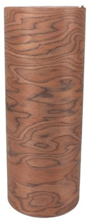 250cm×55cm Engineered Burl Wood Veneer Sheet, Exotic Wooden Veneer for Woodworking Furniture Plywood Wall Art Hotel Decoration(1 Sheet Brown,0.25mm-250cm-55cm)