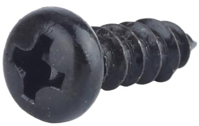 100pcs M2 M2.6 M3 M3.5 Black Steel Mini Micro Small Slot Flat Countersunk Head Cross Round Pan Head Self-Tapping Wood Screw(Pan Head,14MM_M3)