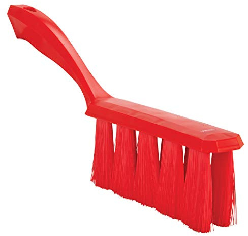 Vikan - UST - Balayette à main - Fibres douces - Rouge