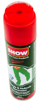 SHOW 250ml Suede Renovator Spray, 1 unit for suede & nubuck shoes and boots