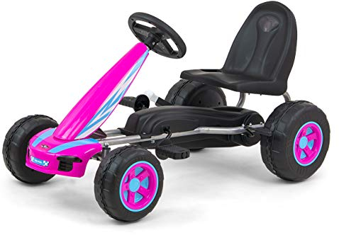 MILLY MALLY Pedal-Gokart Rutscher Viper, rosa, 5901761125849