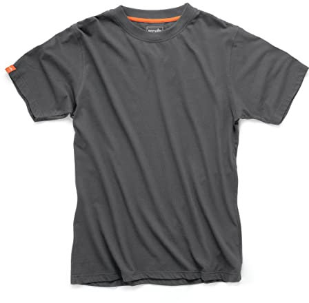 Scruffs Mens Eco Graphite Worker T-Shirt, Graphite, XL UK
