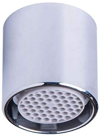 Cornat Strahlregler M16 x 1 IG - Wasserersparnis von bis zu 50% - Mit Dichtung - Passend für handelsübliche Armaturen - silber - Aus Messing/Luftsprudler/Mischdüse / TECWS600, 50 % Wasserersparnis