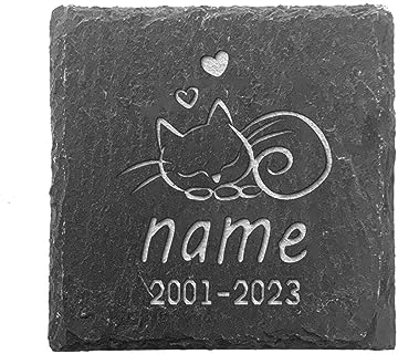 Pietra Commemorativa Personalizzata Per Animali Domestici-Regali Commemorativi Per Cani Pietra Per Perdita Di Animali Domestici Con Zampe,Pietra Commemorativa Per Simpatia Per Cani Gatti,Regali Per Lu