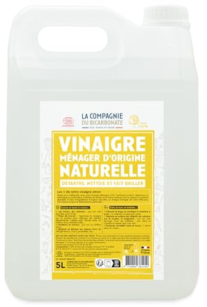 Vinaigre Blanc Ménager Français 5L - COMPAGNIE DU BICARBONATE