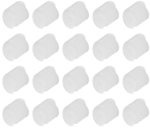 sourcing map 20 ingranaggi in plastica ingranaggi a vite senza fine modello 672AA riduttore per RC modello di auto robot fai da te, modulo bianco 0,5
