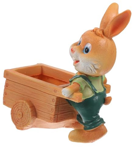 CAXUSD Mini Blumentopf Aus Kunstharz Hasen-blumentopf Für Sukkulenten Kreativer Pflanzgefäß Garten-blumentopf Heimdekoration