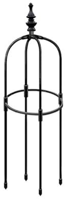 Arrelcing Rose Trellis Metal Vine Inside Supports Plant Tower, Garden Decoration Plant Trellis for Supportive Vegetables, Ivy, Jasmine, Clematis, Sweet Peas Mini Plant Pot