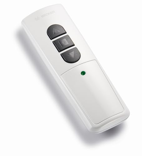 Becker Centronic EasyControl EC541-II Funk-Handsender – 1-Kanal Fernbedienung für Rollläden & Roto Dachfenster – mit Wandhalterung & hoher Reichweite – Nur kompatibel mit Centronic System