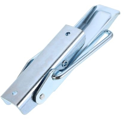 PENIKOKO Galvanized Iron Door Buckle Latch Replacement Heavy Duty Long Toggle Clamp for Toolboxes Cabinets Trailers Industrial Boxes with Stable Spring Loaded Design Easy Installation