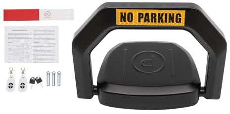 Palo di parcheggio telecomandato 6 t blocco parcheggio con telecomando, allarme intelligente e protezione buffer a 180°, blocco parcheggio telecomandato per hotel e centri commerciali