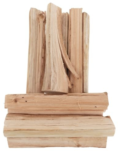 Gatuida Legna da Ardere per Forno Pizza e Braciere da Tavolo Ceppi Essiccati in Forno 22 CM Set 10 Pezzi Legna per Barbecue e Affumicatura da Interno ed Esterno