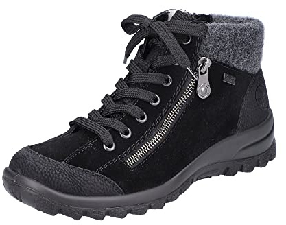 Rieker L7132 dam Mode Känga Ankelstövlar , Schwarz,36 EU