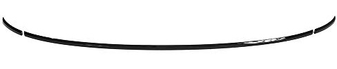 Original A6 (Typ C8 4A) Zierleisten 3-teilig Black Edition Heckklappe Rückleuchten Blackline Design, schwarz