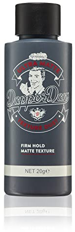 Dapper Dan Ultra Matte Texture Dust, Hair Volumising Texture Powder For Men, Adds Volume and Texture, High Hold Hair Styling Powder, Citrus Cologne Scent, 1 x 20g