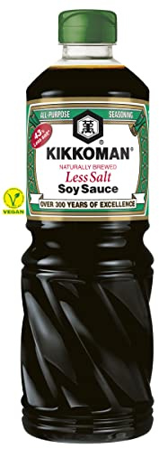 Salsa di soia, luce 43% di sale in meno KIKKOMAN 975 ml paesi bassi - Unità 1 pezzo