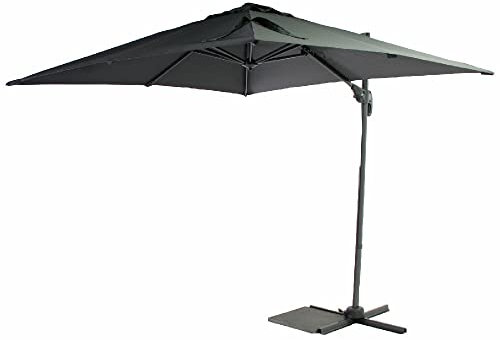Sonnenschirm Honolulu 250x250 mit Kreuzfuß ? anthrazit, anthrazit, L