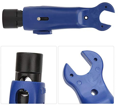 Stylo à dénuder, stylo à dénuder, dénudeur de câble coaxial, pince à dénuder, stylo à dénuder électrique coaxial RG59/6 Pince à dénuder coupe-fil avec clé hexagonale