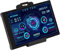 3,5 Zoll IPS USB Bildschirm, PC Temperaturanzeige AIDA64 PC CPU RAM Datenmonitor PC Sensorpanel Display Temperaturmonitor, PC Sensorpanel-Display Computer Temperaturmonitor