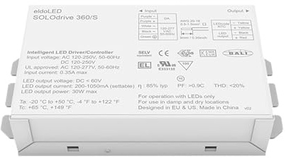 EldoLED SOLOdrive 360/S 30 W DALI CC 1 x 55 V Ausgang SL0360S2