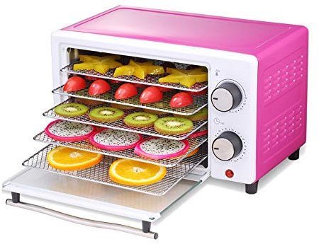 5 Trays Food Dehydrator Fruit Vegetable Herb Meat Drying Machine Mini Food Dryer Pet Snacks Food Dryer