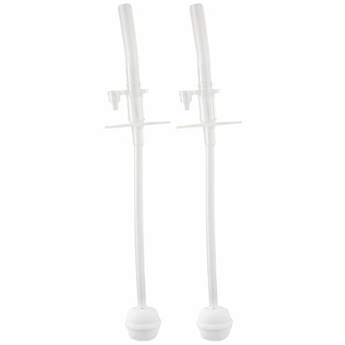 Dentistar Ersatzstrohhalme 260ml Strohhalmbecher - 2er Set