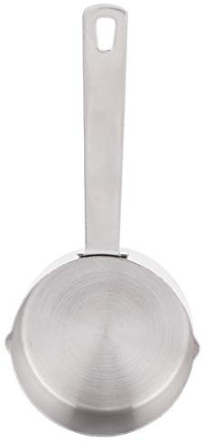 Cuillère à Mesurer Cuisson Acier Inoxydable 304 Verre Mesureur Pelle avec Balance Fournitures de Cuisine (1/4 Tasse, 60ml)
