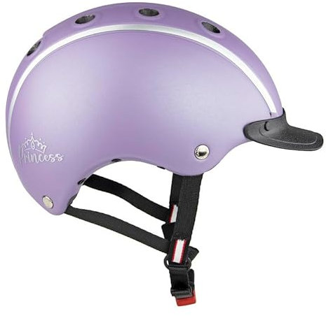 Casco Reithelm Skihelm Radhelm Nori Kinder Pastel Princess, Größe:S