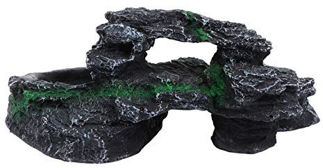 Happyyami 1pc Schildkröte Aalen Plattform Rampe Harz Schildkröte Terrasse Landschaft Prop Für Aquarium Dekoration