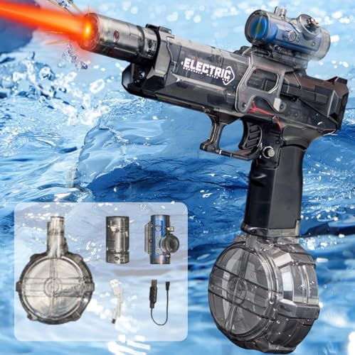 Elektrische Wasserpistole,Hoher Kapazität Wasserpistole,Große Kapazität Wasserpistole,Wasserpistolen für Erwachsene und Kinder,Sommer Wasserspielzeug für Pool, Strandparty