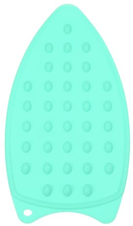 PATIKIL Supporto per Ferro da Stiro in Silicone, Piastra Multiuso Resistente al Calore per Ferro da Stiro, Tappetino Protettivo per Tavolo da Stiro Resistente al Vapore, Colore Blu Lago