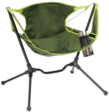 Silla De Camping Balancín para Adultos - Silla Oscil Plegable Al Aire Libre | Hamaca Pesada con De Transporte | ESTUSE Carretera DE Aluminio Grueso, Lounger Patio para LA TABLEA, Sick, Balcony