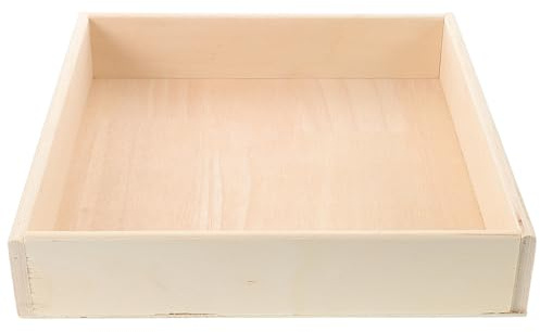 MUELODSIC Outdoor Sandkasten aus Holz Tragbare Sandspielbox mit Sicherem Material Kompakte Aufbewahrung Spaßiges für Drinnen und Draußen Vielseitiges Sandspielzeug