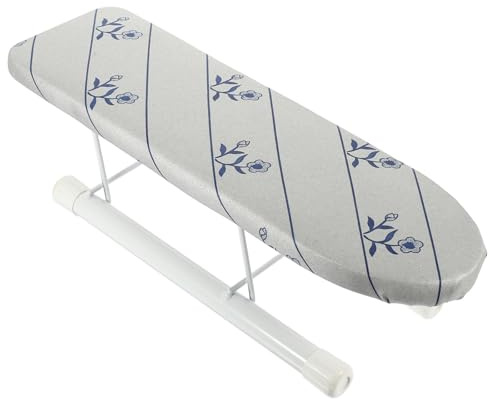 VALICLUD Mini Planche à Repasser Pliable en Tissu Argenté Support Compact pour Manches et Petites Zones Outil de Repassage Domestique Pratique pour Maison et Couture Usage Défroisseur