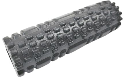 Skumrulle 26 cm skumrulle, yogakolonn, gym, fysisk träning, massagerulle tillbaka, träningsutrustning för hemmet(svart)