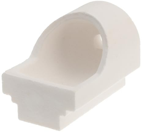 Zerodeko Crisol Distribución Uniforme de Porcelana Blanco y Fundición Consistente para Fundición de Metales y Oro Adecuado para Joyería y Aplicaciones de Precisión