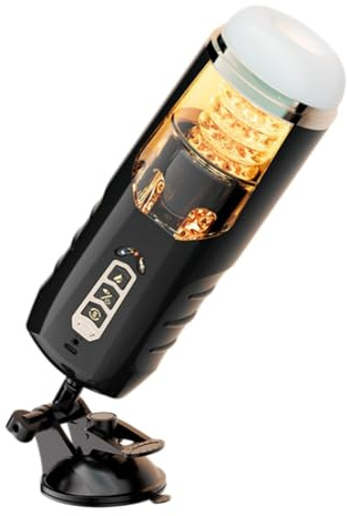 Portabel Komfortenhet för Män, Handsfree Sugkoppsbas FJ15 | 7 Vibrationslägen,Mjuk Silikon