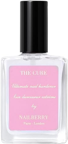 Nailberry The Cure Nail Hardener 15 ml | Promotes Strength and Hydration | Helps Repair and Restore Nails