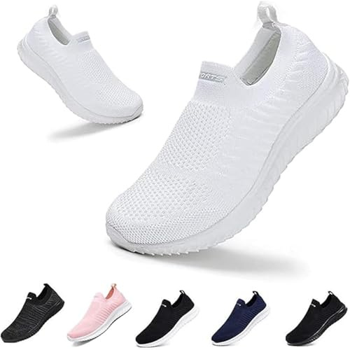 Slip on Chaussure Homme Femme Hommes Chaussures De Course Casual Chaussures De Marche Respirantes Sport Baskets Athlétiques Gym Tennis
