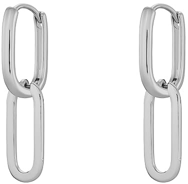 Heideman Ohrringe Stacie Damen Edelstahl 32mm | Zeitloses Geschenk für Frauen zu Weihnachten, hautfreundlich, nickelfrei, alltagstauglich und minimalistisch