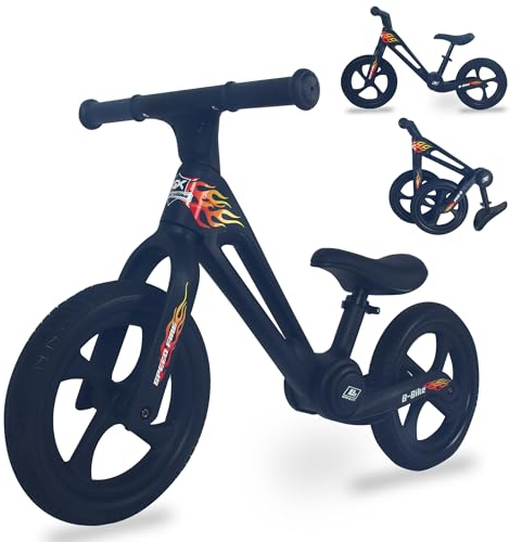 WeLLIFE Kinderlaufrad, Laufrad für Kinder von 2–5 Jahren, Faltbarer und langlebiger Rahmen, pannensichere 12-Zoll-Räder, Kinder, Laufrad für Kinder