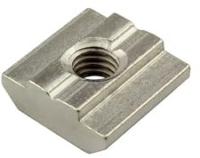 KLAK 30 - Edelstahl Nutenstein schwer Gleitmutter M6 Nut 8 für Aluprofil 30-er - 10 Stück