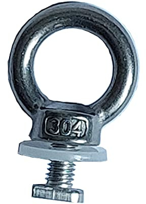 GAO Flora® 10 tuercas de anillo con tornillo de cabeza de martillo M6 soporte para plantas de acero inoxidable en invernadero