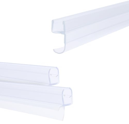 Premium Dichtungsset für Schulte Badewannenfaltwand Komfort 2-teilig in Transparent - Wasserdichte Lösung für ein trockenes Duscherlebnis, E160256-99