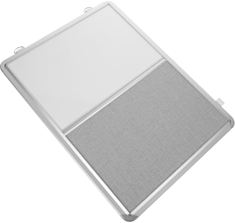 Operitacx Wandmontage Whiteboard-tafel mit Pinnwand-funktion zur Aufbewahrung von Notizen Nachrichten Bildern und Memos für Büro Arbeitszimmer und Zuhause Kompakt und Praktisch