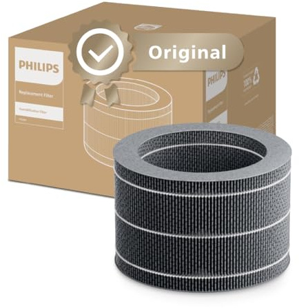 Philips Original Befeuchtungsfilter für 2-in-1 Kombigerät AC3400 Serie | für AC3421, AC3421,NanoCloud Befeuchtungs-Ersatzfilter, Aktivkohle, 6 Monate Lebensdauer (FY3401/00)