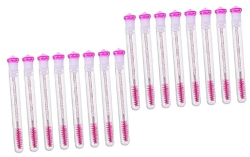 Baluue 16stücke Teiliges Set Mit -wimpernbürsten Und Leeren -mascaratuben Hochwertige Wimpernbürsten Für Präzise Anwendung Und Perfektes Styling Für Make-up-