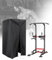 Power Tower Dip-Station-Abdeckung, Klimmzugstangen-Ständerabdeckung für Kraftturm, Krafttraining, Dip-Ständer, wasserdicht und staubdicht, Schutzhülle für drinnen oder draußen (102 cm x 107 cm x 163
