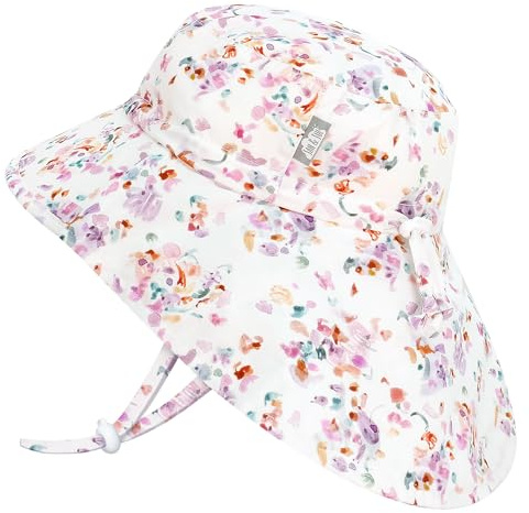 JAN & JUL Grow-with-Me Xplorer-solhatt med stort brätte för flickor, 6-24 Months