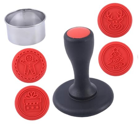 Cabilock Moldes Para Galletas Navideñas Sellos Para Hornear Diy Herramientas De Cocina Molde Para Galletas Sello Para Fiestas De Navidad y Decoración Casera
